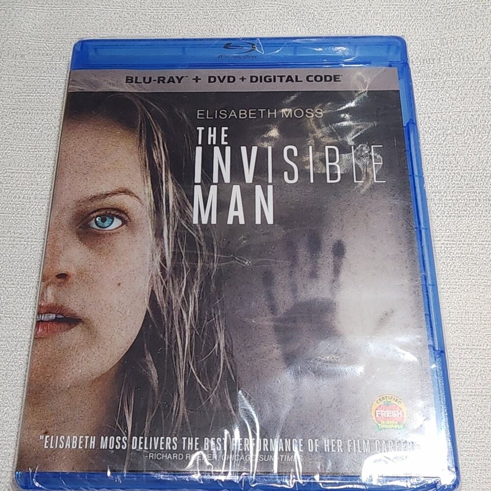 The Invisible Man movie Blu-ray+ DVD+ Digital code